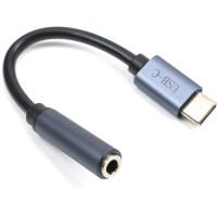 Перехідник USB-C M to 3.5mm F Cabletime (CA913725)