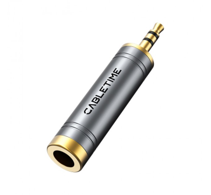 Cabletime Перехідник 3.5mm M to 6.35mm F Cabletime (CA915132)