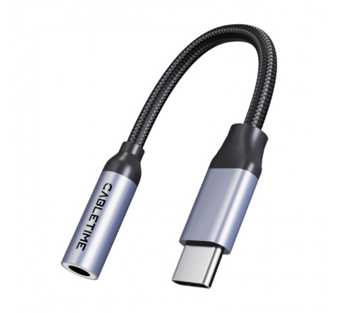 Cabletime Перехідник USB-C M to 3.5mm F Cabletime (CA915361)