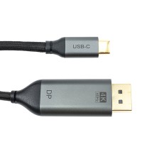 Кабель мультимедійний USB-C to DisplayPort M 1.8m V1.2 4K Cabletime (CA913305)