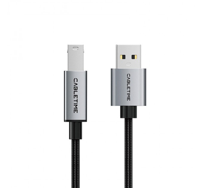 Cabletime Кабель для принтера USB 2.0 AM/BM 2.0m Cabletime (CA915217)