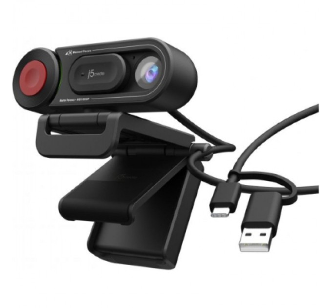 J5create Веб-камера J5create JVU250-N Full HD USB-A/C (JVU250-N)