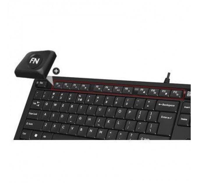Клавіатура A4Tech FK10 Grey