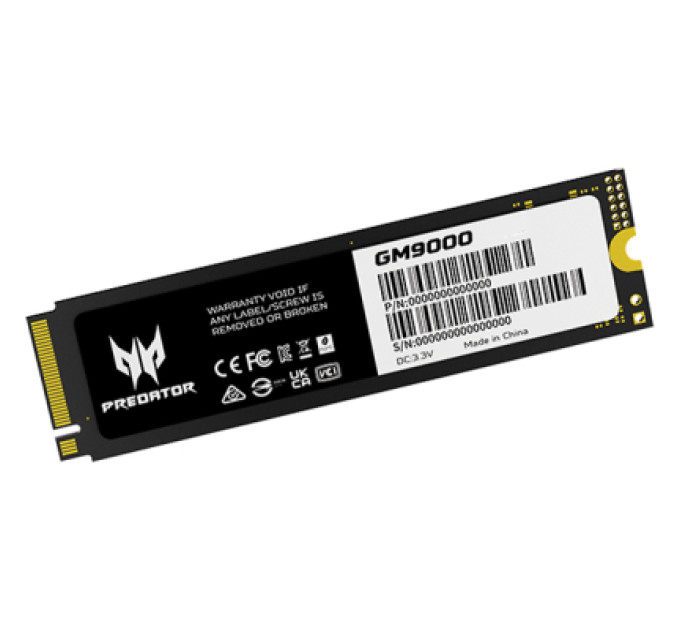 Acer Predator Накопичувач SSD M.2 2280 2TB GM9000 Acer Predator (BL.9BWWR.130)