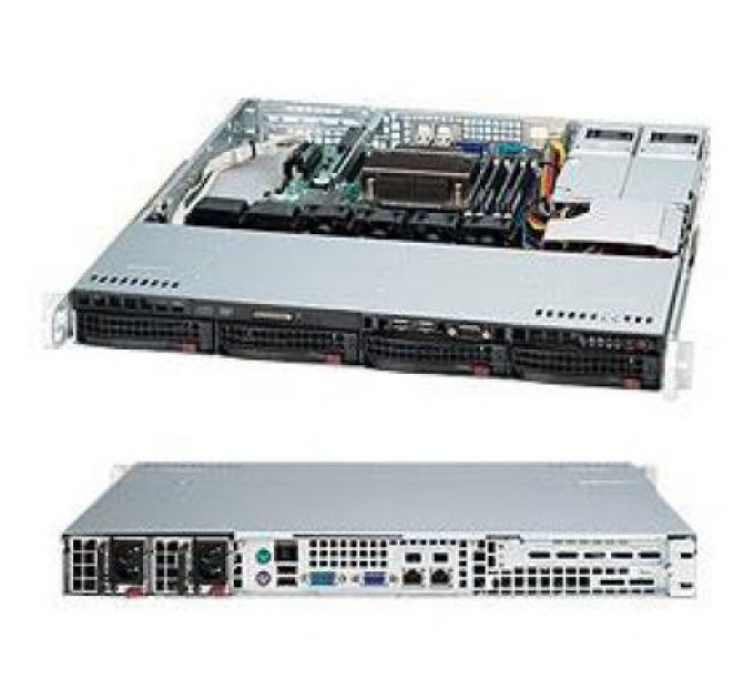 Supermicro Серверна платформа Supermicro CSE-813MFTQC-R407CB
