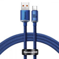 Baseus Кабель Baseus Crystal Shine USB - USB Type-C (M/M), 2.4A, 1.2 м Blue (6932172602819)