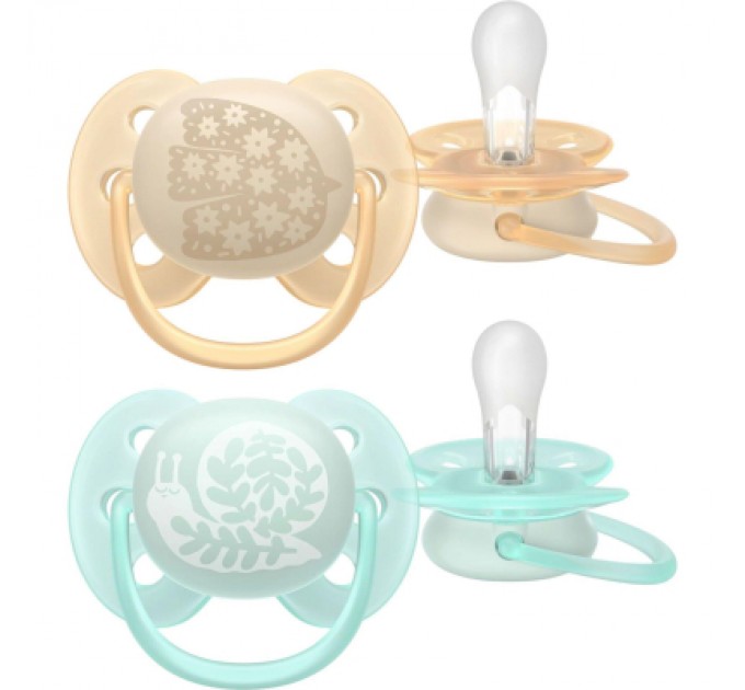 Philips AVENT Пустушка Philips AVENT Ultra Soft 0-6 місяців 2 шт (SCF091/41)
