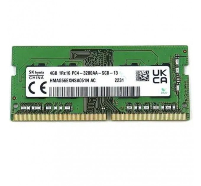 Hynix Модуль пам`яті SO-DIMM DDR4 4GB/3200 Hynix (HMAG56EXNSA051N-AC)
