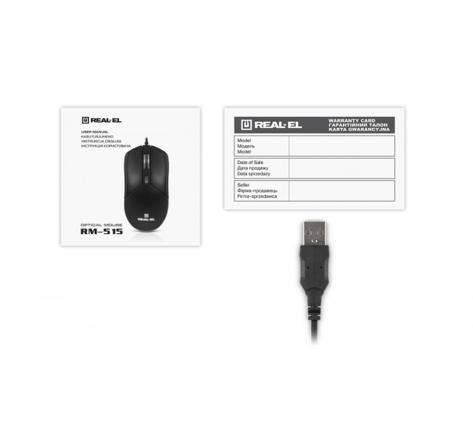 REAL-EL Миша REAL-EL RM-515 Black