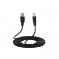 2E Кабель для принтера USB 2.0 AM/BM 3.0m 2E (2E-W-3169m3)