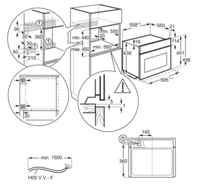 Electrolux Мікрохвильова піч Electrolux EVM8E09X