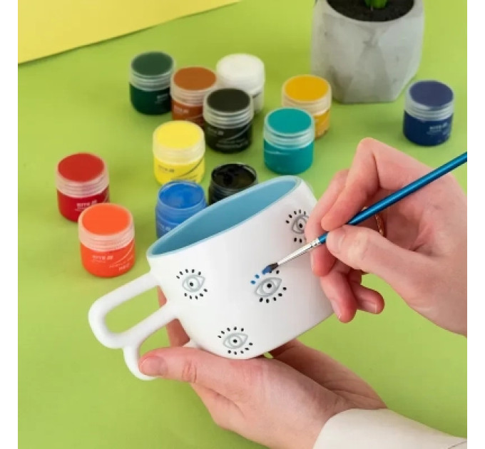 Kite Акрилові фарби Kite Creative 12 кольорів, 20 мл (K-275)