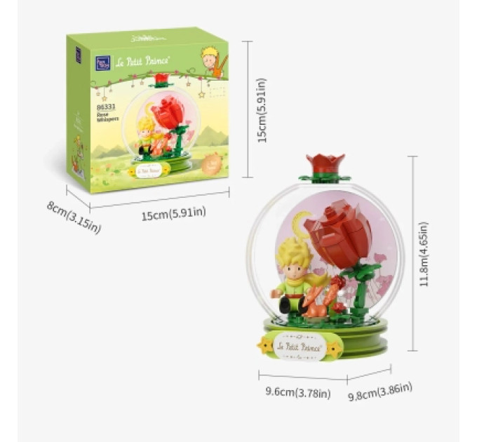 Pantasy Конструктор Pantasy Le Petit Prince Трояндовий шепіт (86331)