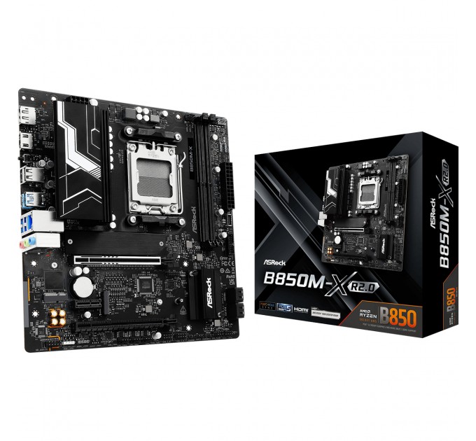 ASRock Материнська плата ASRock B850M-X R2.0 Socket AM5