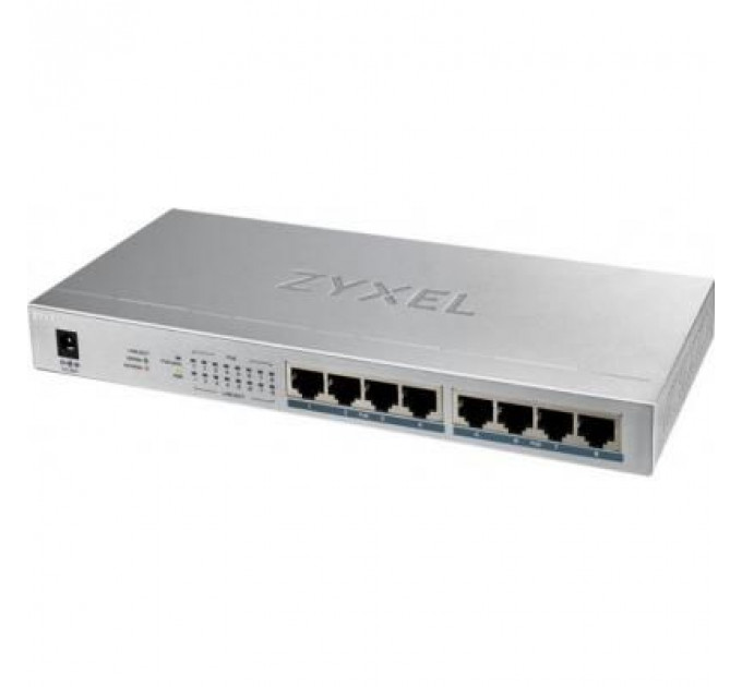 Комутатор мережевий ZyXel GS1008HP-EU0101F
