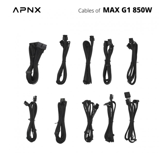 APNX Блок живлення APNX MAX G1 850 (APPG-MX85FEC.X1) 850W