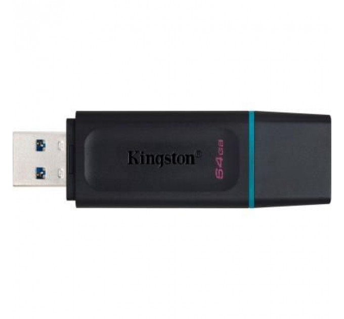 USB флеш накопичувач Kingston 64GB DataTraveler Exodia Black/Teal USB 3.2 (DTX/64GB)