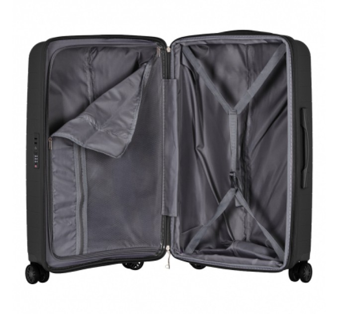 2E Набір валіз 2E Aero (L+M+S), чорні (2E-SPP-AERO-SET3-BK)