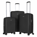 2E Набір валіз 2E Aero (L+M+S), чорні (2E-SPP-AERO-SET3-BK)