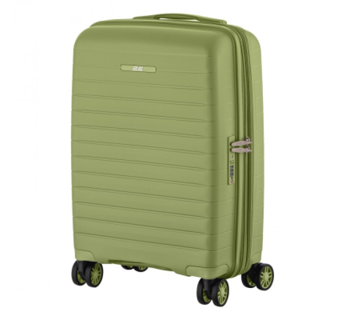 2E Набір валіз 2E Aero (M+S), оливково-зелені (2E-SPP-AERO-SET2-MG)