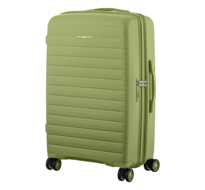 2E Набір валіз 2E Aero (M+S), оливково-зелені (2E-SPP-AERO-SET2-MG)