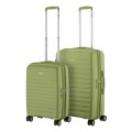 2E Набір валіз 2E Aero (M+S), оливково-зелені (2E-SPP-AERO-SET2-MG)