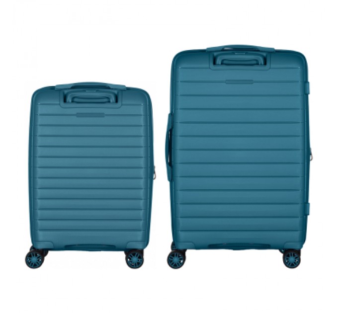 2E Набір валіз 2E Aero (M+S), сині (2E-SPP-AERO-SET2-TB)