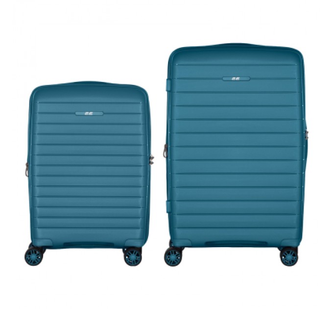 2E Набір валіз 2E Aero (M+S), сині (2E-SPP-AERO-SET2-TB)