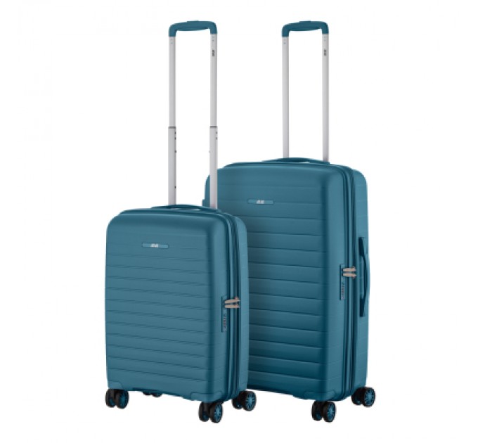 2E Набір валіз 2E Aero (M+S), сині (2E-SPP-AERO-SET2-TB)
