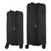 2E Набір валіз 2E Aero (M+S), чорні (2E-SPP-AERO-SET2-BK)