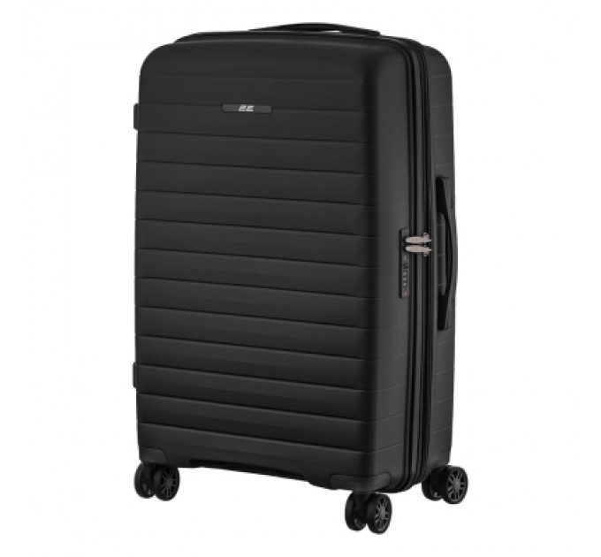 2E Набір валіз 2E Aero (M+S), чорні (2E-SPP-AERO-SET2-BK)