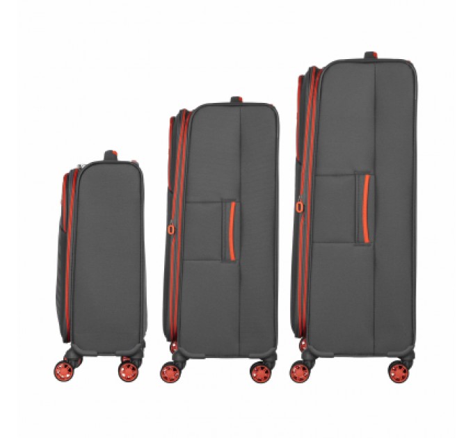 2E Набір валіз 2E Trek (L+M+S), сірі (2E-SPE-TREK-SET6-GR)