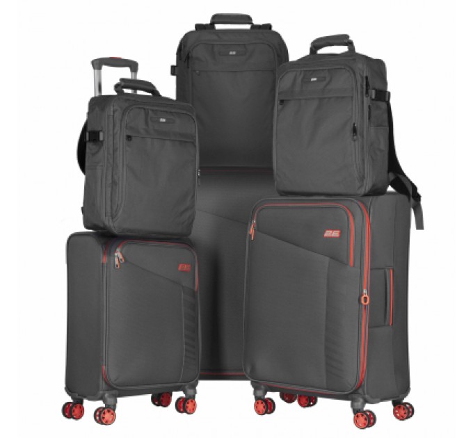 2E Набір валіз 2E Trek (L+M+S), сірі (2E-SPE-TREK-SET6-GR)