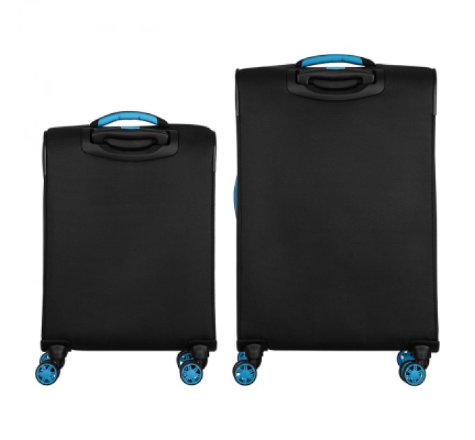 2E Набір валіз 2E Trek (M+S), чорні (2E-SPE-TREK-SET4-BK)