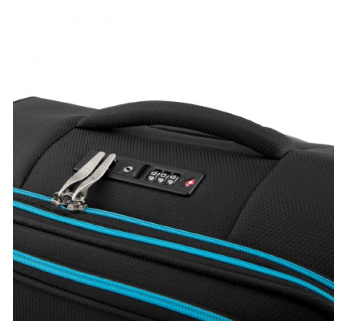 2E Набір валіз 2E Trek (M+S), чорні (2E-SPE-TREK-SET4-BK)