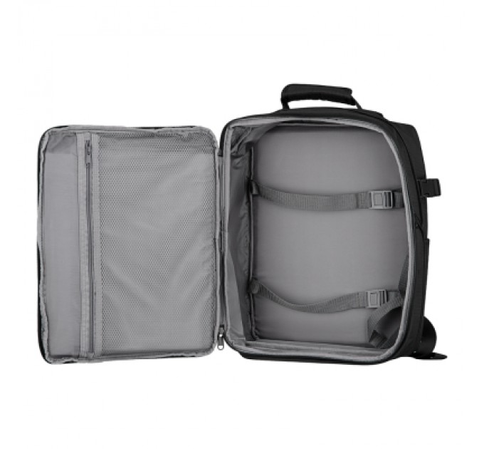 2E Набір валіз 2E Trek (M+S), чорні (2E-SPE-TREK-SET4-BK)