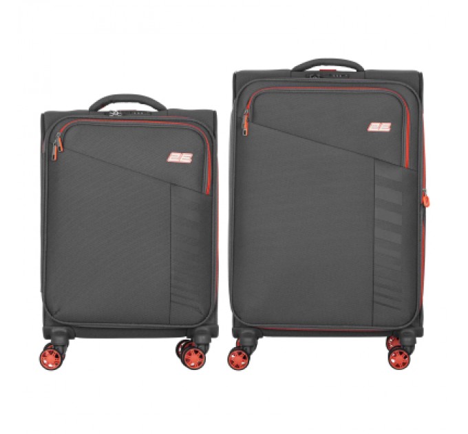 2E Набір валіз 2E Trek (M+S), сірі (2E-SPE-TREK-SET4-GR)