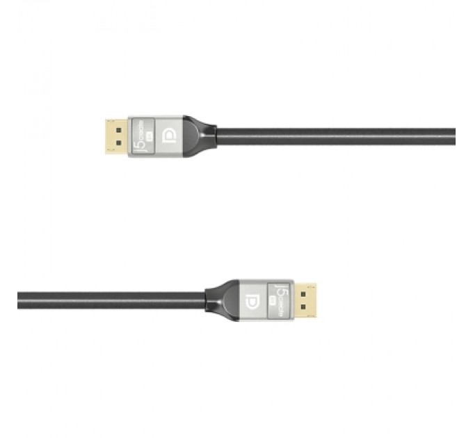 J5create Кабель мультимедійний DisplayPort M to DisplayPort M 2.0m V1.4 8K 60Hz J5create (JDC43-N)