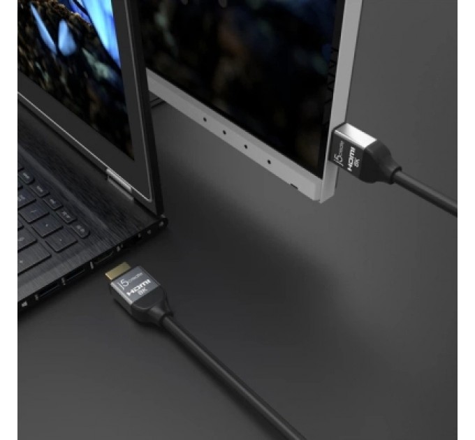 J5create Кабель мультимедійний HDMI M to HDMI M 2.0m V2.1 8K 60Hz HDR10 HLG 48Gbp J5create (JDC53-N)
