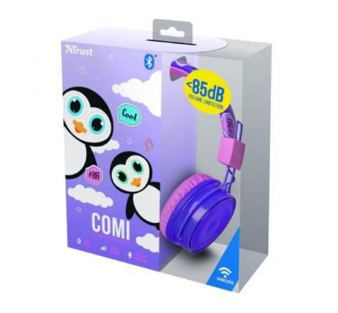 Trust_акс Навушники Trust_акс Comi Kids Over-Ear Purple (23129)