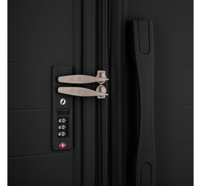 2E Валіза 2E Aero 63/78 л чорна (2E-SPP-AERO-M-BK)