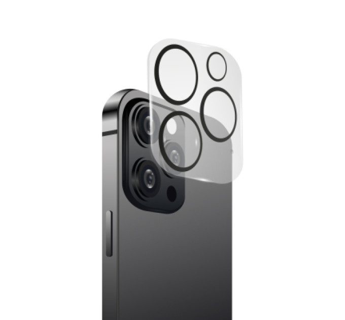 Intaleo Скло захисне Intaleo Camera Lens Apple Iphone 15 Pro/15 Pro Max Black (1283126576867)