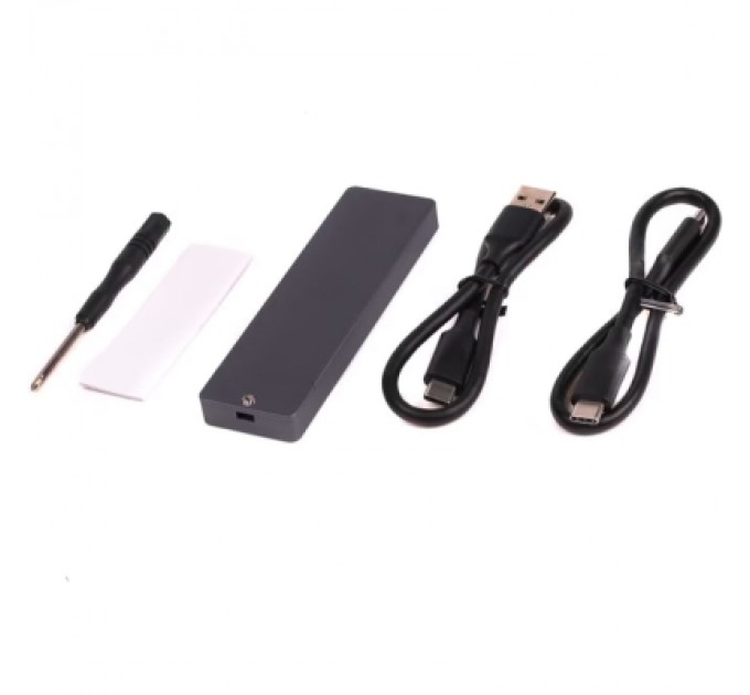 Maxxter Кишеня зовнішня Maxxter M.2 NVMe & SATA SSD to USB-C 10Gbps black (EHDE-2280D-01)