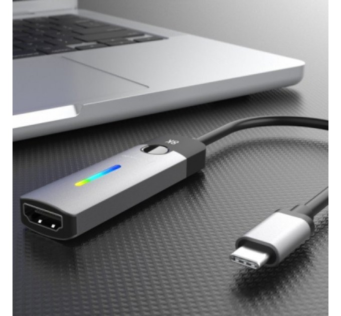 J5create Перехідник USB-C M to HDMI F 8K 60Hz LED RGB J5create (JCA157-N)