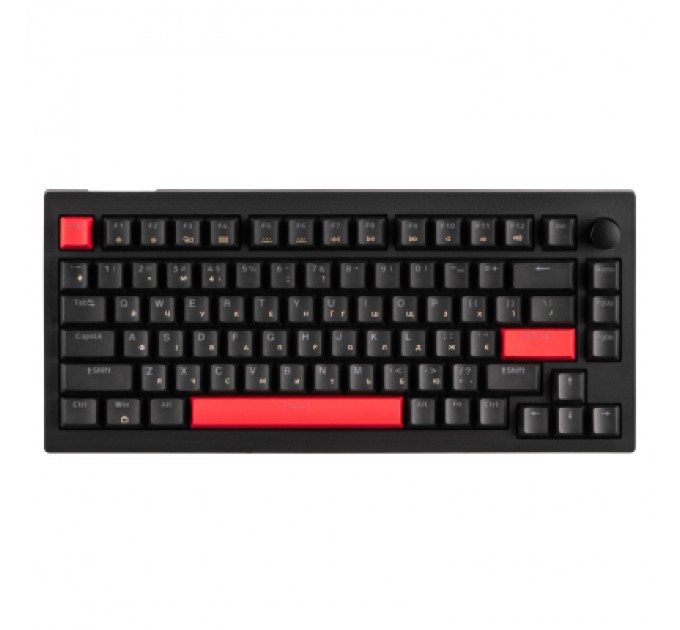 Lemokey Клавіатура Lemokey Keychron X4 Brown Red LED USB Black (X4-A3-UA)