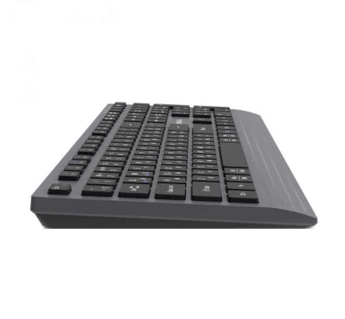 REAL-EL Клавіатура REAL-EL RK-715W Wireless/Bluetooth Black/Gray (EL123100051)