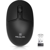 Мишка REAL-EL RM-335W Wireless Black (EL123200055)