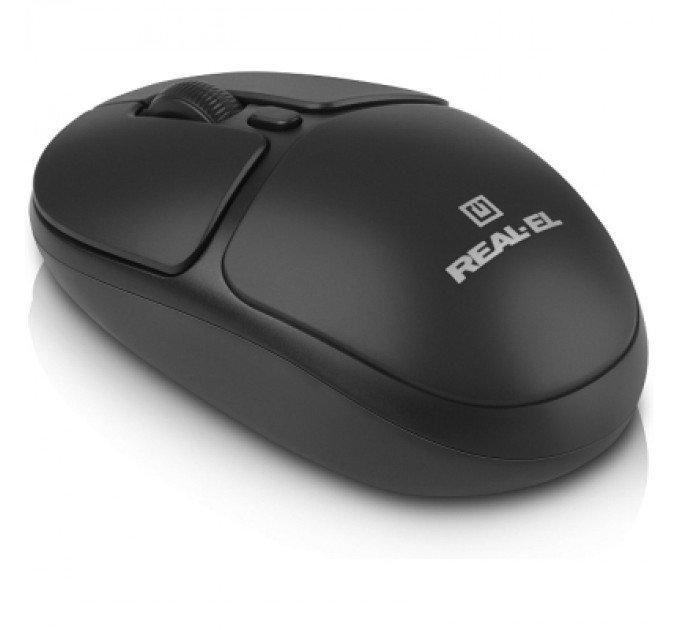 REAL-EL Мишка REAL-EL RM-335W Wireless Black (EL123200055)