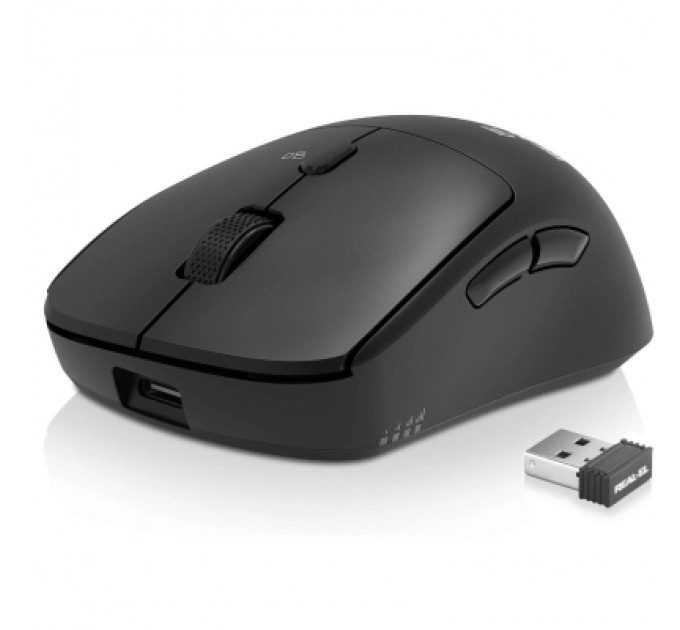 REAL-EL Мишка REAL-EL RM-355W Wireless Black (EL123200054)