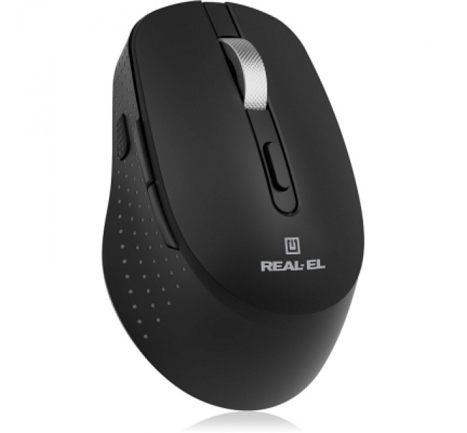 REAL-EL Мишка REAL-EL RM-380W Wireless Black (EL123200057)